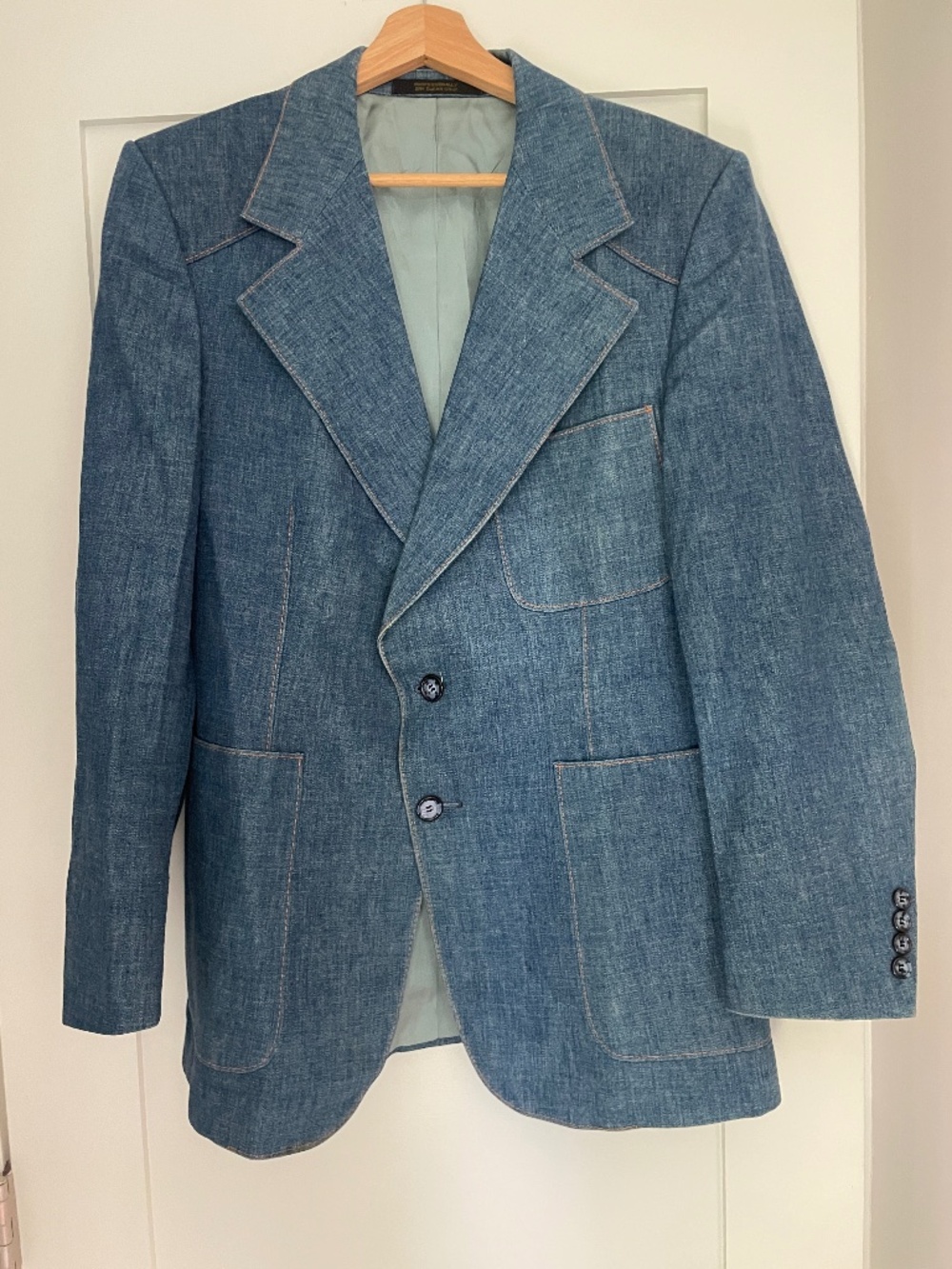 Vintage denim 1970’s Mark Pierce sport jacket